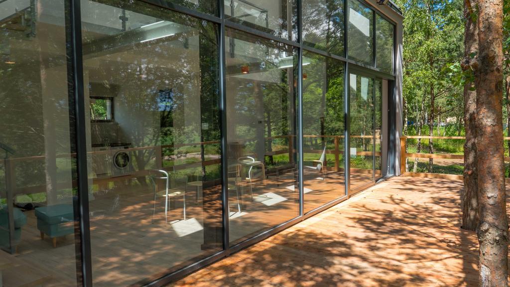 Вилла Luksusowy- Nowoczesny Dom W Lesie Kowalewo Экстерьер фото