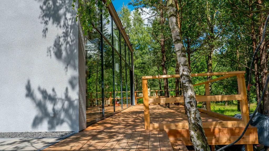 Вилла Luksusowy- Nowoczesny Dom W Lesie Kowalewo Экстерьер фото